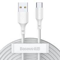 Baseus 2x set USB Typ C - Lightning cable fast charging Power Delivery Quick Charge 40 W 5 A 1,5 m white (TZCATZJ-02)