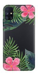 CASEGADGET CASE OVERPRINT LEAVES AND FLOWERS SAMSUNG GALAXY M51