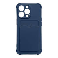 Card Armor Case cover for Samsung Galaxy A22 4G card wallet Air Bag armored housing navy blue