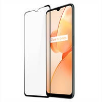 Dux Ducis 9D Tempered Glass 9H Durable Full Screen Tempered Glass with Realme C31 frame black (case friendly)