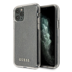 GUESS GUHCN65PCGLSE IPHONE 11 PRO MAX SILVER/SILVER HARD CASE GLITTER