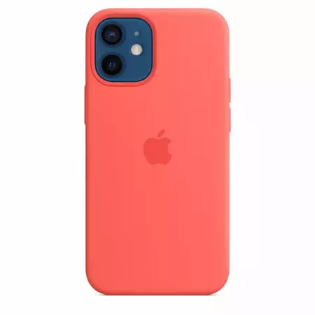 APPLE SILICONE MHKP3ZM/A CASE IPHONE 12 MINI PINK CITRUS OPEN PACKAGE