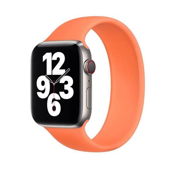 APPLE STRAP SOLO MYQE2ZM/A SILICONE APPLE WATCH STRAP 41MM KUMQUAT WITHOUT PACKAGING