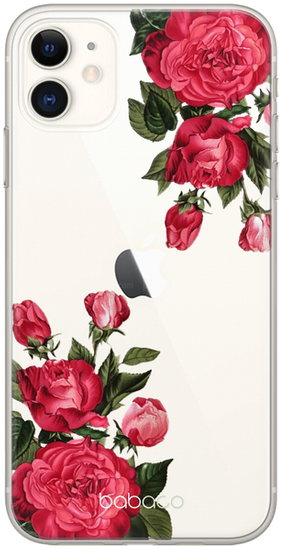 CASE OVERPRINT BABACO FLOWERS 007 IPHONE 11 PRO TRANSPARENT