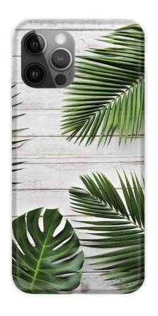 CASEGADGET CASE OVERPRINT GREEN LEAVES IPHONE 12 PRO MAX