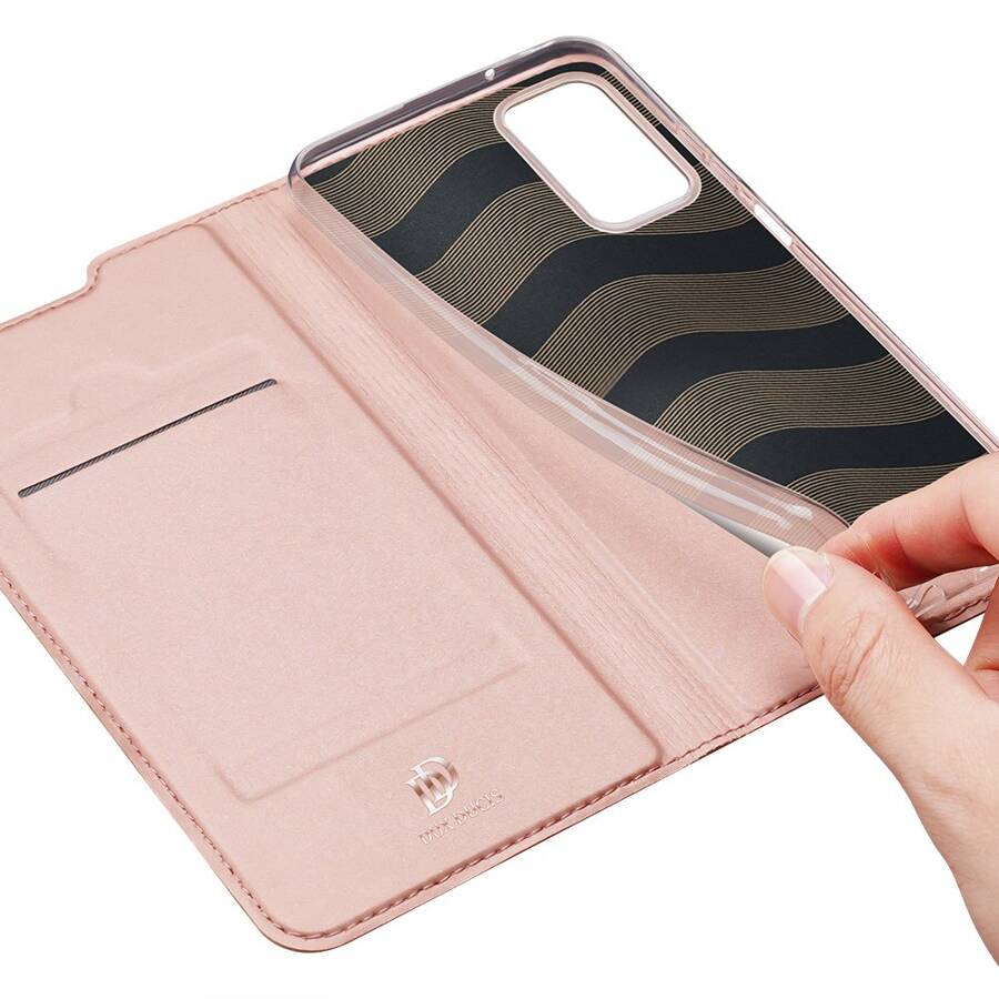 DUX DUCIS SKIN PRO BOOKCASE TYPE CASE FOR SAMSUNG GALAXY A03S PINK