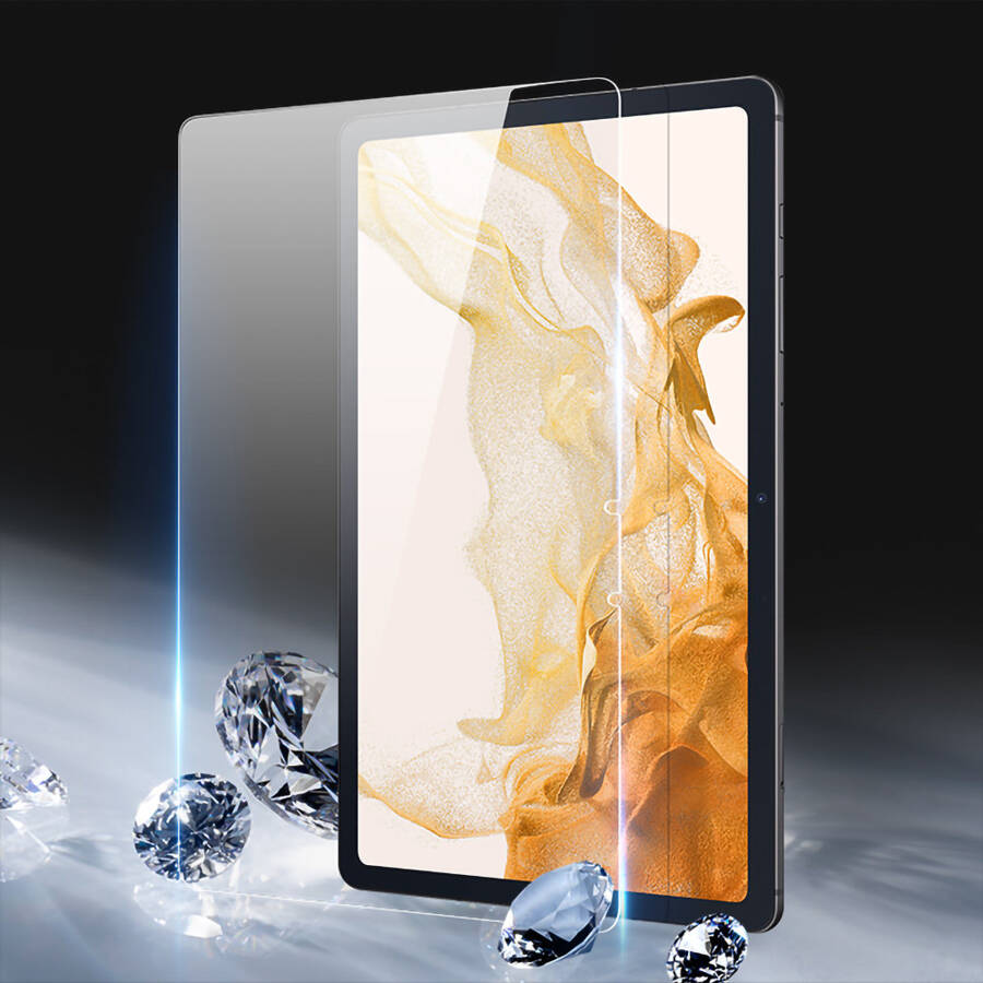 DUX DUCIS TEMPERED GLASS 9H ARMORED TOUGHENED GLASS FOR SAMSUNG GALAXY TAB S8 TRANSPARENT (CASE FRIENDLY)