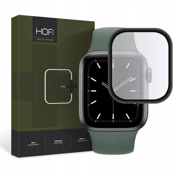 HOFI HOFI HYBRID GLASS APPLE WATCH 4/5/6/SE (44MM) BLACK