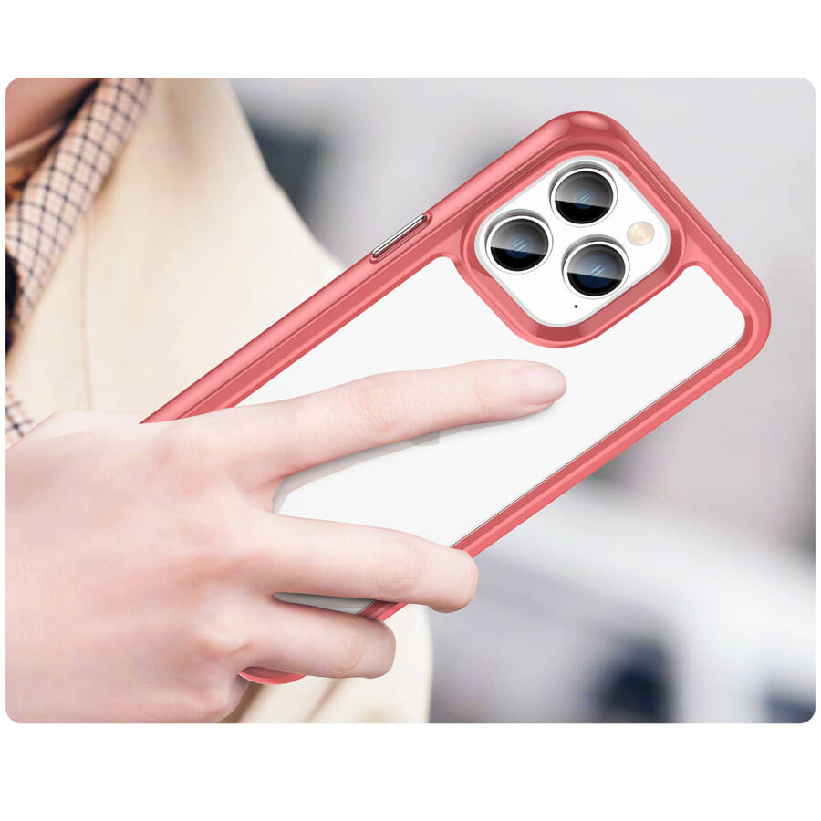 OUTER SPACE CASE IPHONE 14 PRO RED