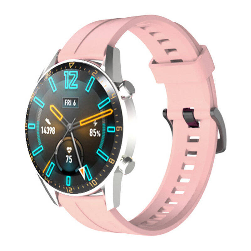 SILICONE WATCH STRAP FOR HUAWEI WATCH GT / GT2 / GT2 PRO PINK