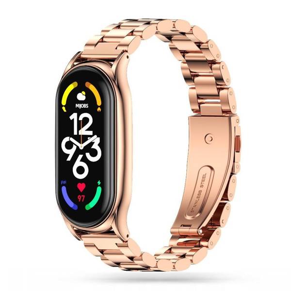 TECH-PROTECT STAINLESS XIAOMI MI SMART BAND 7 ROSE GOLD
