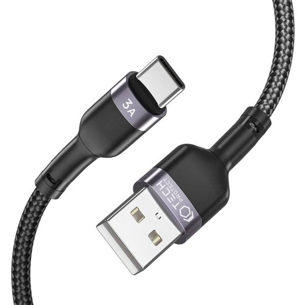 TECH-PROTECT ULTRABOOST TYPE-C CABLE 3A 100CM BLACK