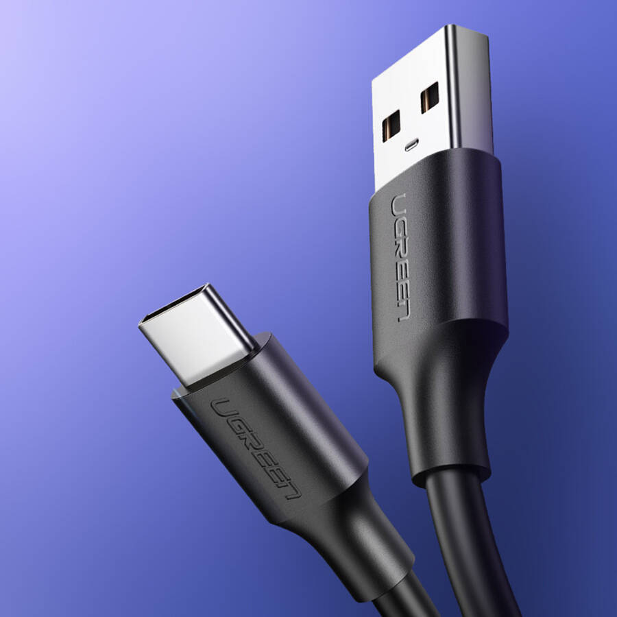 UGREEN CABLE USB CABLE - USB TYPE C QUICK CHARGE 3.0 3A 0.25M BLACK (US287 60114)