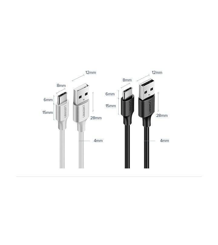 UGREEN CABLE USB - USB TYPE C 2 A 2M BLACK CABLE (60118)