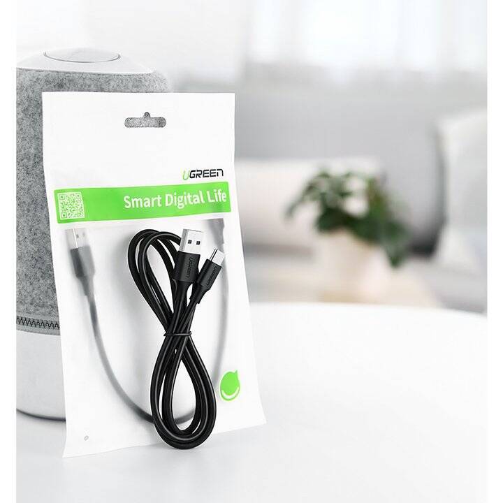 UGREEN CABLE USB - USB TYPE C 2 A 2M BLACK CABLE (60118)