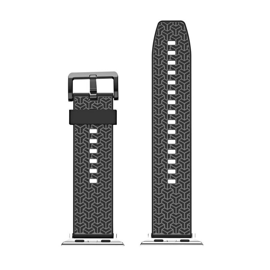 WATCH STRAP Y STRAP FOR APPLE WATCH 7 / SE (45/44 / 42MM) BAND WATCHBAND BLACK