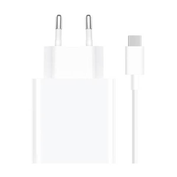 XIAOMI ORIGINAL CHARGER MDY-12-EH 67W QC 3.0 + CABLE USB-USB-C 6A WHITE BULK