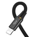 BASEUS LIGHTNING / 2X USB TYPE C / MICRO USB NYLON BRAIDED CABLE 3.5A 1.2M BLACK (CA1T4-B01)