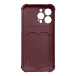 CARD ARMOR CASE COVER FOR IPHONE 13 PRO MAX CARD WALLET AIR BAG ARMORED HOUSING RASPBERRY