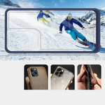 CLEAR 3IN1 CASE FOR SAMSUNG GALAXY S22 ULTRA FRAME GEL COVER BLUE