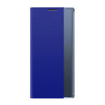 SLEEP CASE BOOKCASE TYPE CASE WITH SMART WINDOW FOR IPHONE 13 BLUE