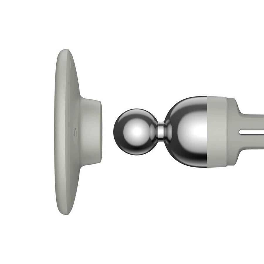 Baseus C01 samochodowy uchwyt magnetyczny do smartfona na kratkę wentylacyjną szary (SUCC000102)