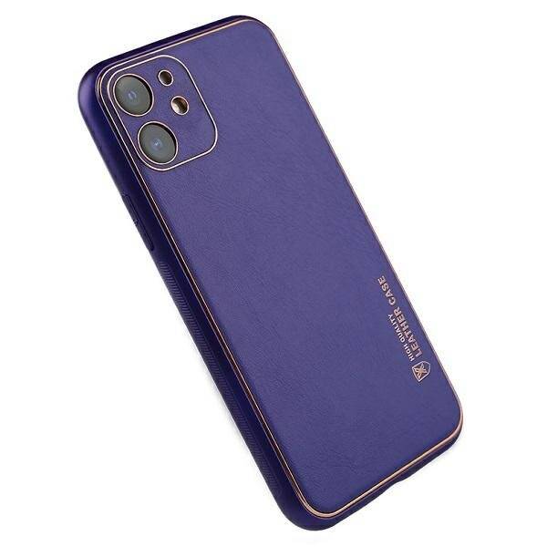 Beline Etui Leather Case iPhone 12 Pro Max purpurowy/purple