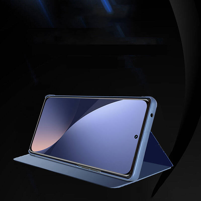 Clear View Case etui Xiaomi 12 Lite pokrowiec z klapką niebieskie