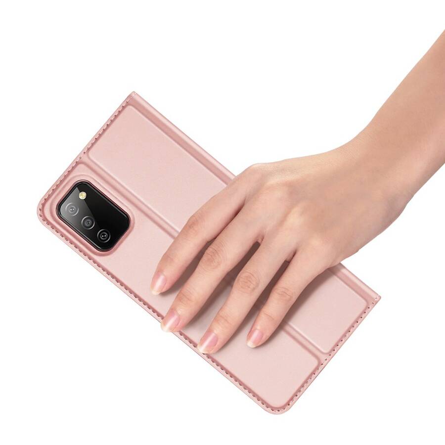 DUX DUCIS Skin Pro kabura etui pokrowiec z klapką Samsung Galaxy A02s EU różowy