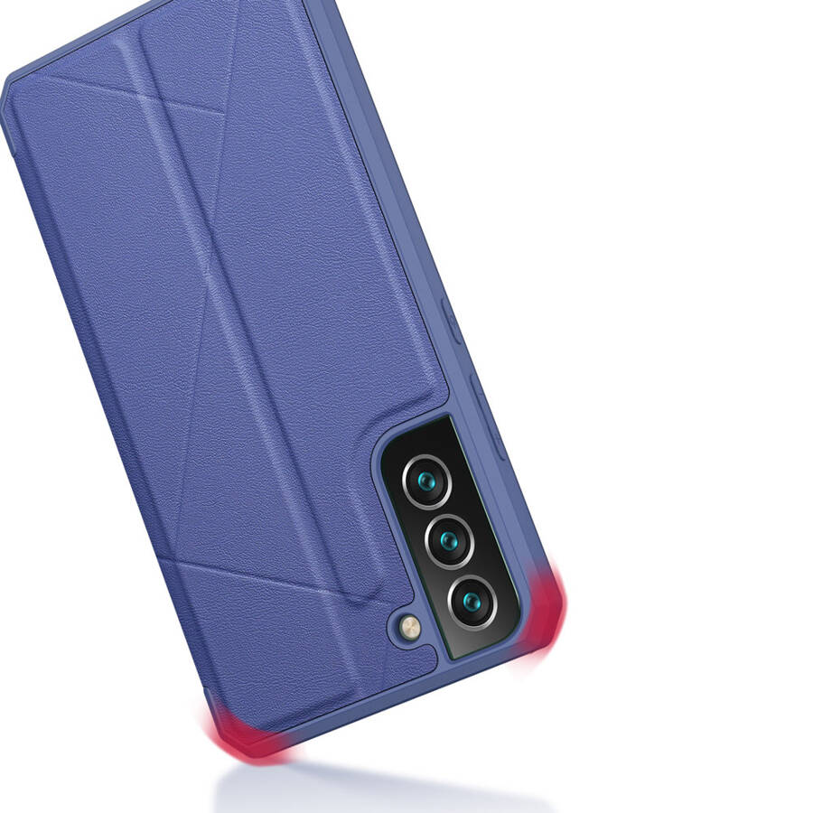 DUX DUCIS Skin X kabura etui pokrowiec z klapką Samsung Galaxy S22+ (S22 Plus) niebieski