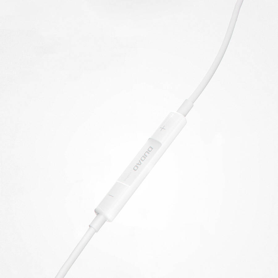 Dudao X14PROL-W1 słuchawki douszne ze złączem Lightning biały (X14PROL-W1)