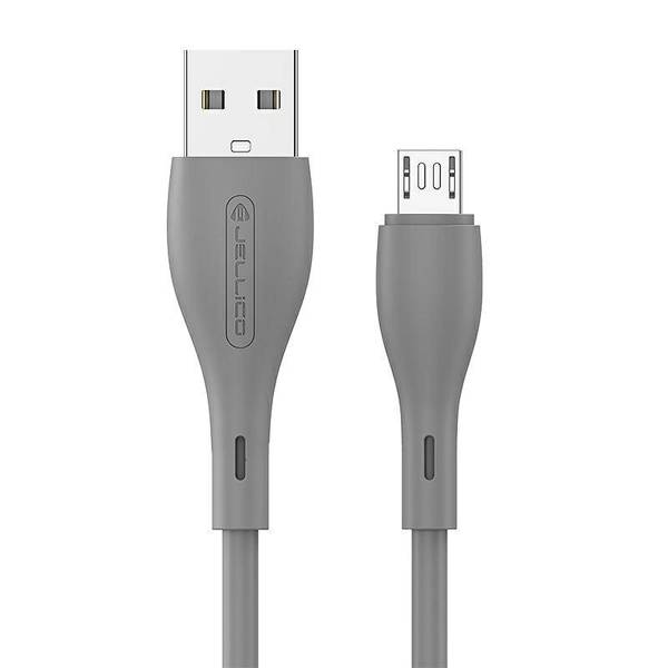 JELLICO USB KABEL - A14 3.1A MICRO USB 1M SZARY