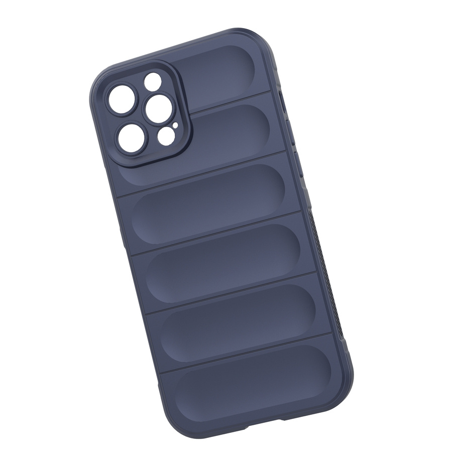Magic Shield Case etui do iPhone 12 Pro Max elastyczny pancerny pokrowiec czarny