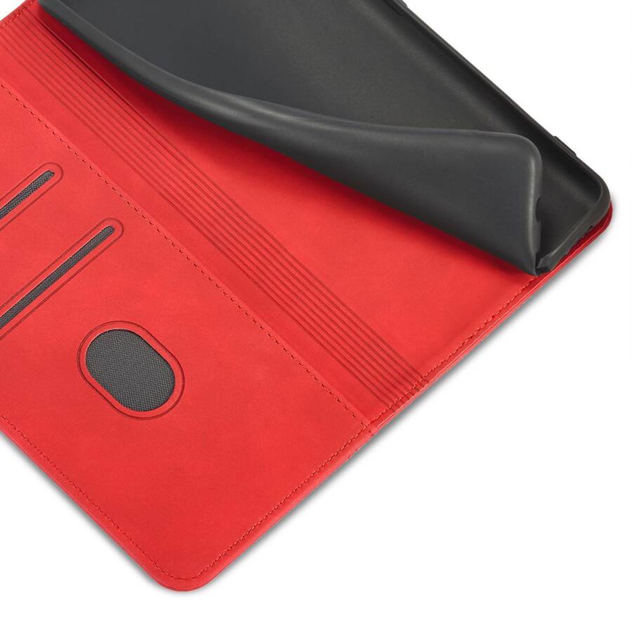 Magnet Fancy Case etui Samsung Galaxy S23 pokrowiec z klapką portfel podstawka czerwone
