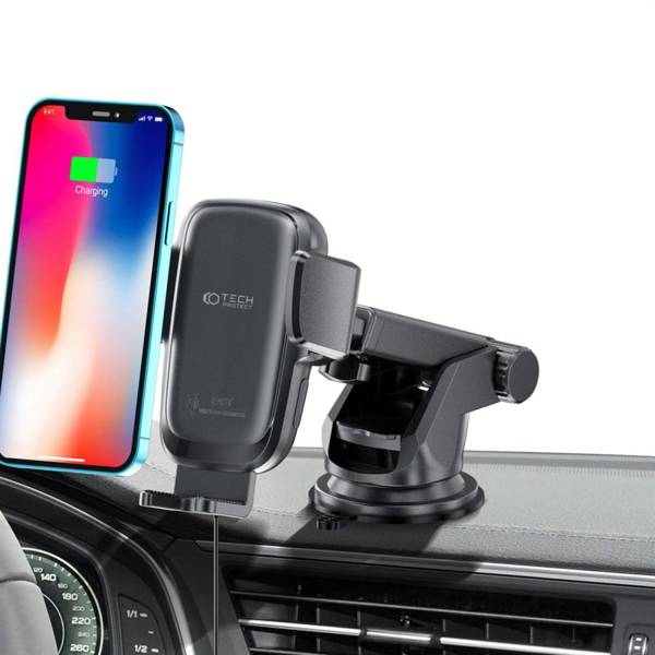 TECH-PROTECT X05 DASHBOARD CAR MOUNT WIRELESS CHARGER 15W BLACK