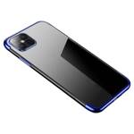 Clear Color case żelowy pokrowiec etui z metaliczną ramką Samsung Galaxy S22 niebieski