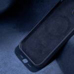 Kingxbar PQY Silicone Series magnetyczne etui do iPhone 13 Pro Max silikonowa obudowa pokrowiec fioletowy (kompatybilne z MagSafe)